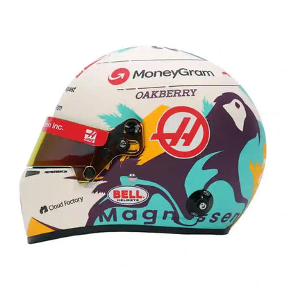 Bell HP77 Kevin Magnussen 1:2 Scale F1 Mini Helmet | Haas 2024 F1 Season