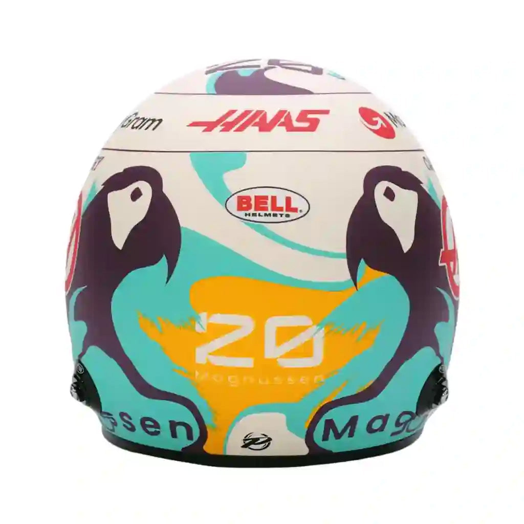 Bell HP77 Kevin Magnussen 1:2 Scale F1 Mini Helmet | Haas 2024 F1 Season