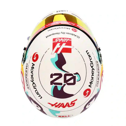 Bell HP77 Kevin Magnussen 1:2 Scale F1 Mini Helmet | Haas 2024 F1 Season