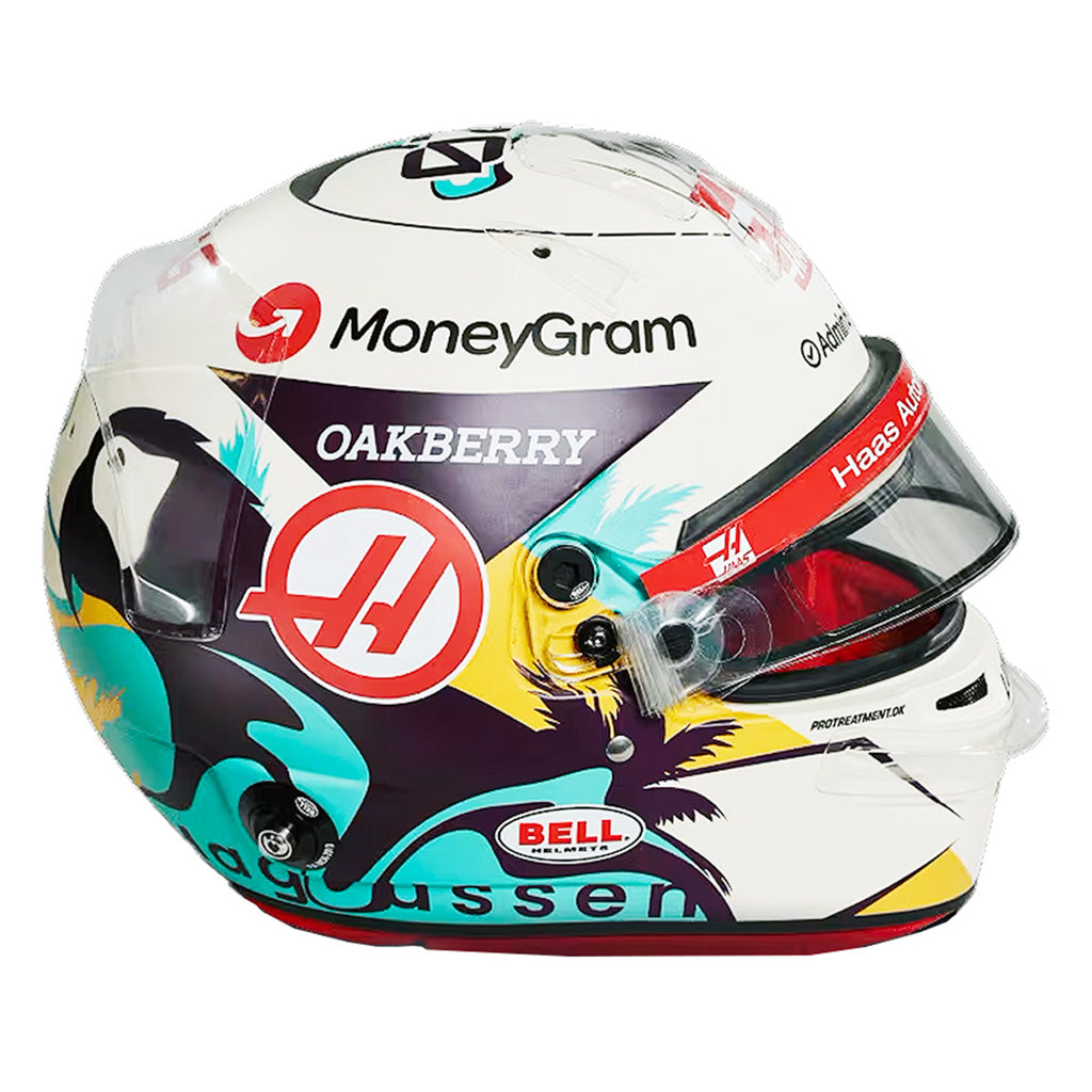 Bell HP77 Kevin Magnussen 1:2 Scale F1 Mini Helmet | Haas 2024 F1 Season