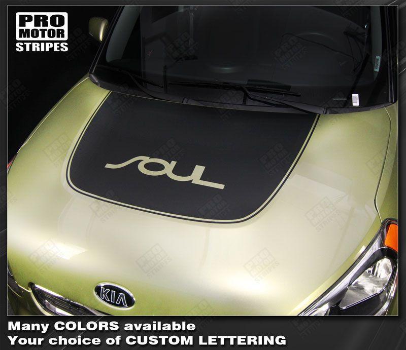 Kia SOUL 2008-2018 Hood Accent or Blackout Stripe Decal