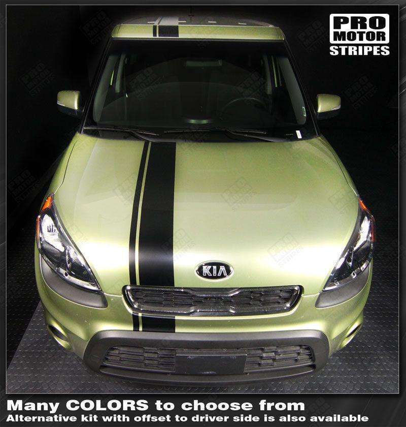 Kia SOUL 2008-2019 Over Top Offset Sport Stripes
