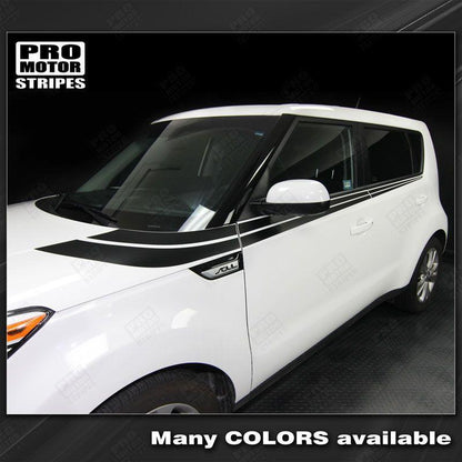 Kia SOUL 2008-2018 Side Accent Sport Double Stripes