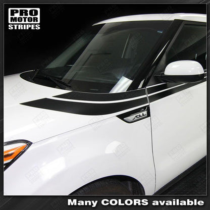 Kia SOUL 2008-2018 Side Accent Sport Double Stripes