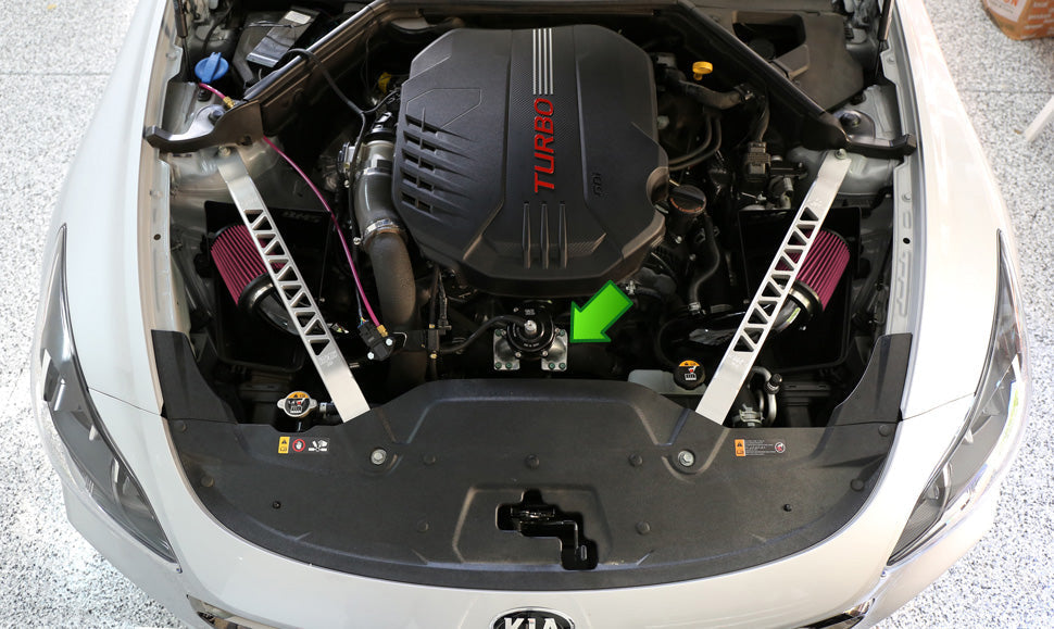 Tial Flange BOV adapter for Kia Stinger