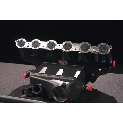 CSF BMW M2/M3/M4 S58 Comp &amp; Non-Comp (G8X) Charge-Air Cooler Manifold - Thermal Dispersion Black
