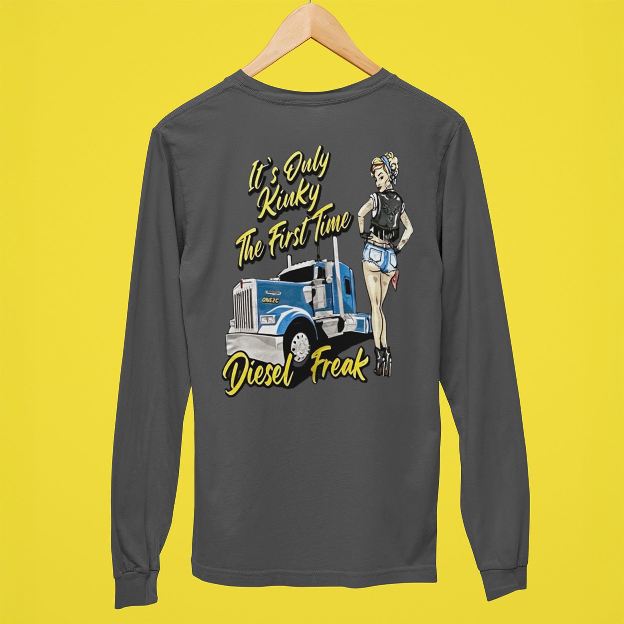 Kinky Pin-up Grey Long Sleeve