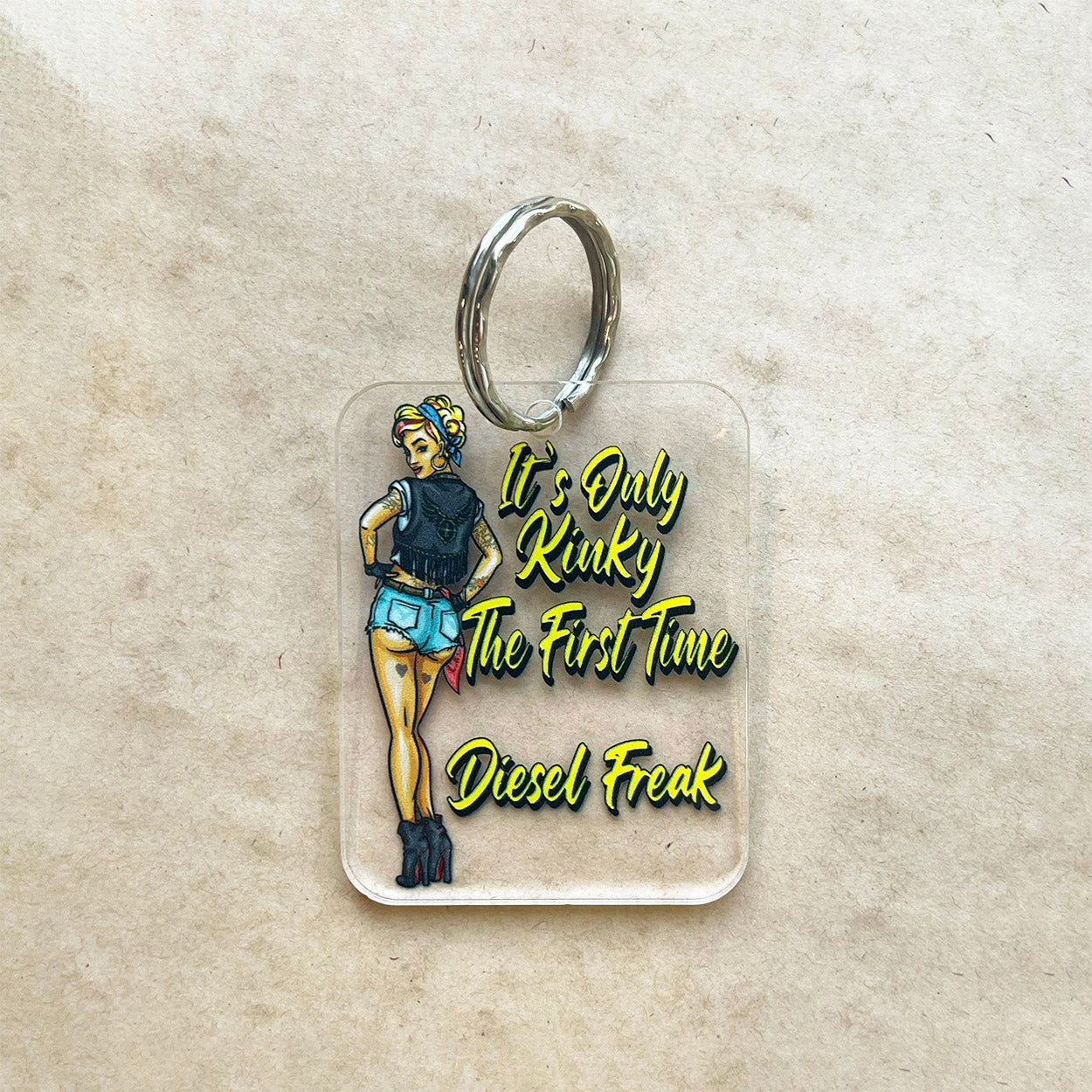 Kinky Rectangle Keychain