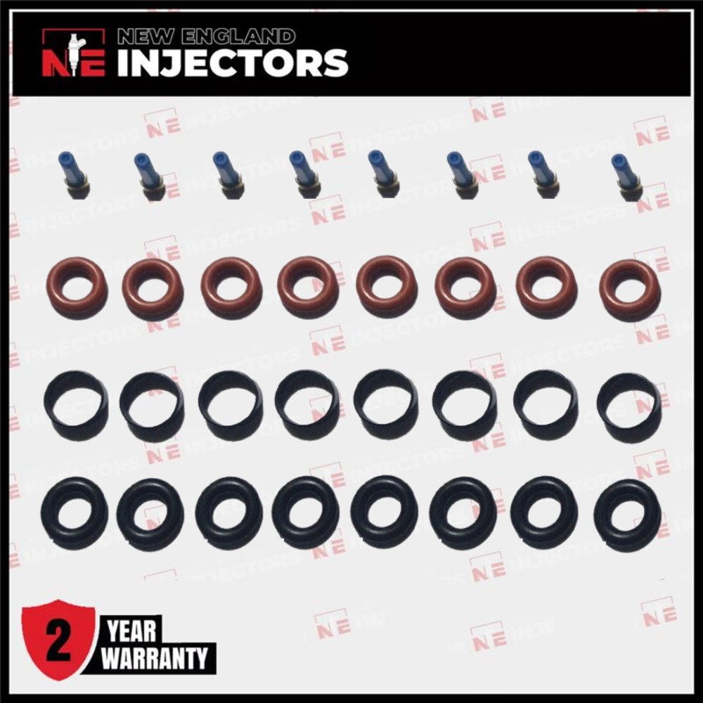 Rochester Chevy GM Fuel Injector Rebuild Repair Kit Oring Seals Filter 8 Cyl