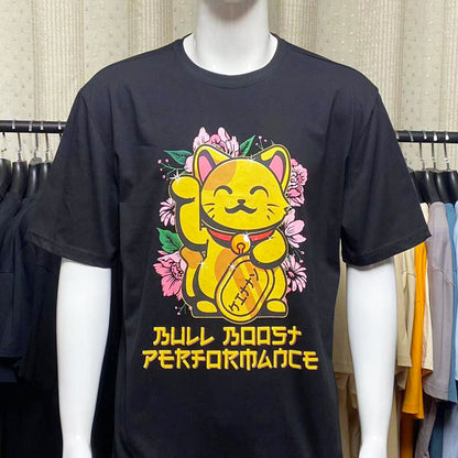 Best of Luck Golden Kitty Regular Heavy Cotton Pre Shrunk Shirt