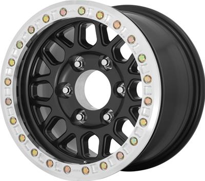 WHEELS ALUM MATTE BLK 17X9