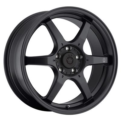 WHEELS ALUM MATTE BLACK 15X6.5