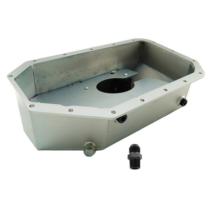 Notched Baffled Turbo Oil Pan -10AN K-Swap K20 K24 Honda Acura EK EG RSX Civic Si