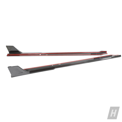 Performance V1 Carbon Fiber Side Skirt Extensions - G87 M2
