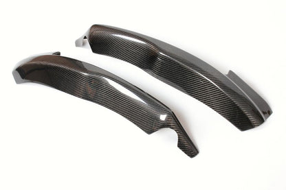 Audi A4 B8 Carbon Fiber Gloss Black Front Bumper Splitter 2012 - 2016