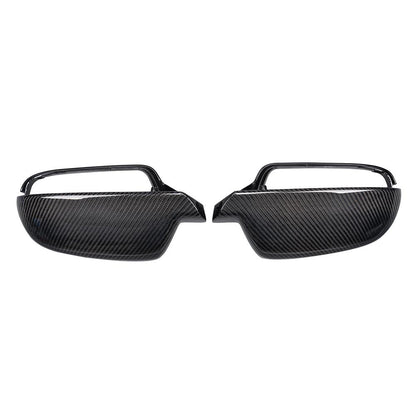 Audi A5 / S5 / RS5 Carbon Fiber Door Mirror Cap Housings 2008 - 2014