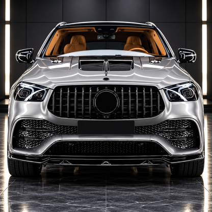 Gloss Black GTR Style Front Grille for Mercedes Benz GLE AMG W167