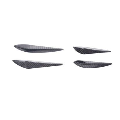 Dry Carbon Fiber Front Bumper Canards (3-Piece Set) – BMW G80 M3 & G82 G83 M4 Competition (2021–Present)