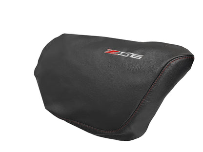 Compatible With Chevy Corvette C7 Z06 2015-2019 Embroidered Leather Console Lid Armrest Cover