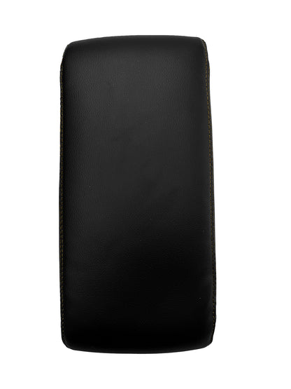 Black Leather Console Armrest Cover Compatible With 2015-2019 Subaru Legacy Outback