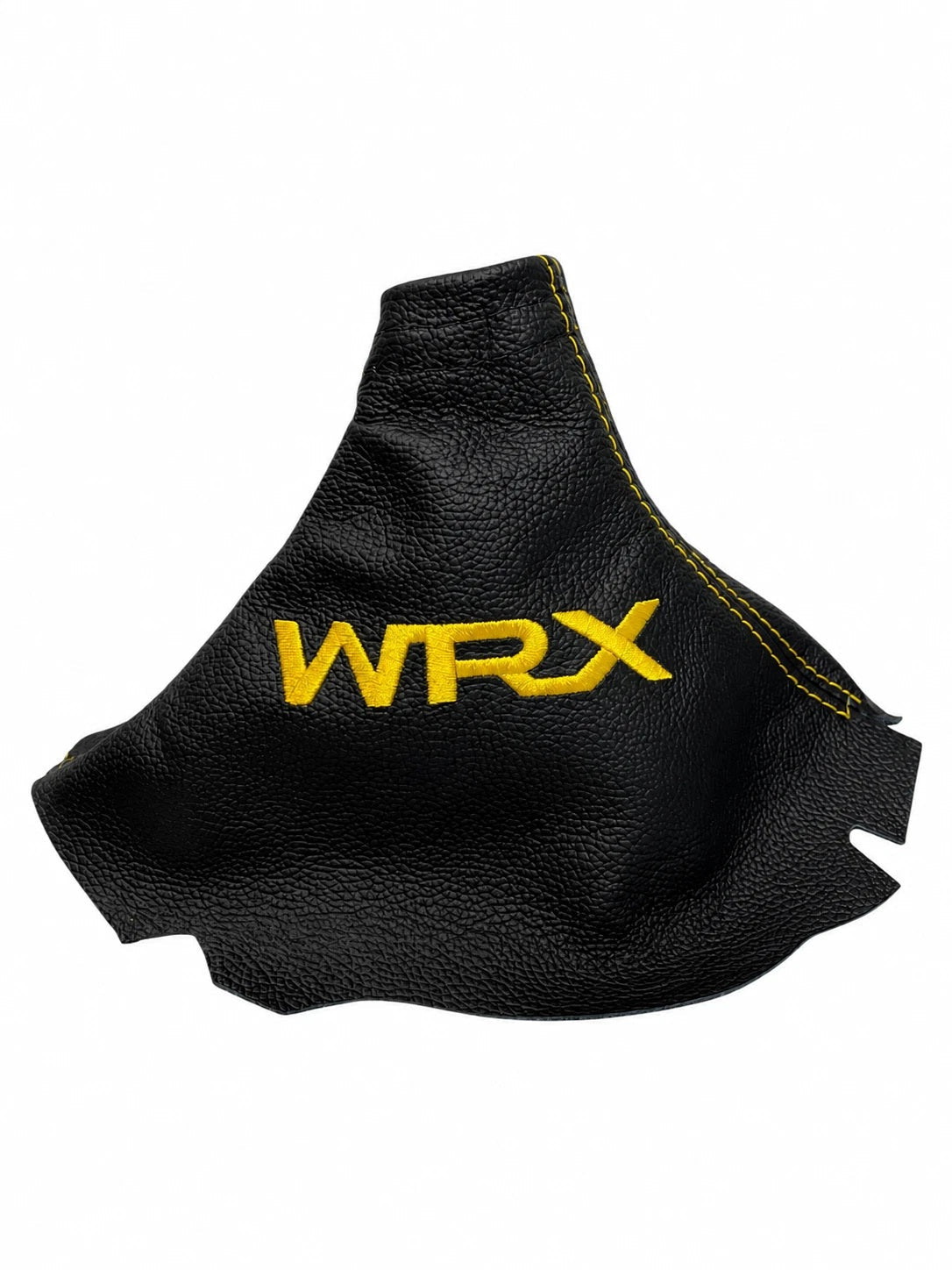 Leather Handbrake & Shift Boot Cover with Embroidery for Subaru Impreza WRX Non STI