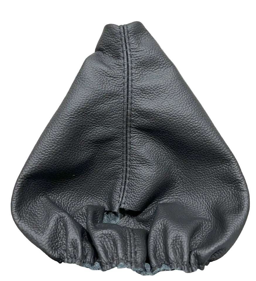 Black Leather Auto/ Manual Shift Boot Cover For Chevrolet Corvette C2 C3 C4 C5 C6 C7
