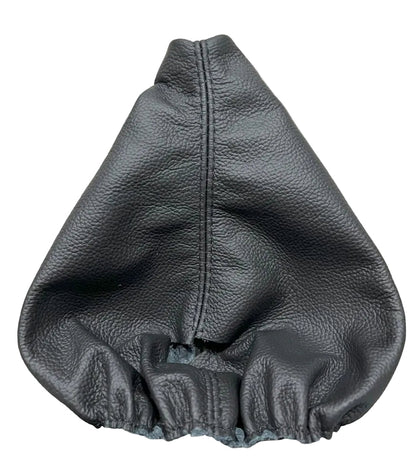 Black Leather Auto/ Manual Shift Boot Cover For Chevrolet Corvette C2 C3 C4 C5 C6 C7
