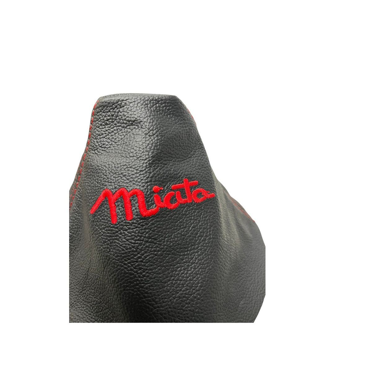 Custom Embroidery Leather Shift Boot Cover For Mazda MX-5 MK1 2005 2006 2007 2008 2009