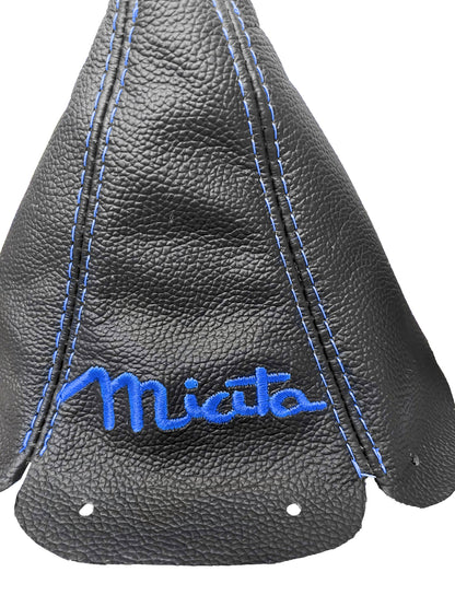 Embroidered Leather Handbrake & Shift Boot Cover For 1989-1997 MAZDA MIATA MX-5