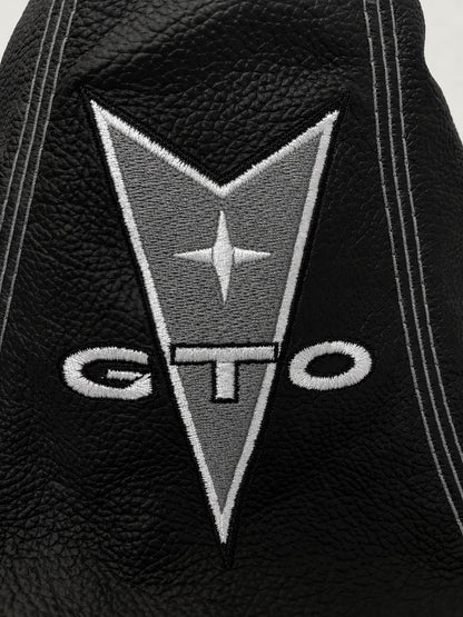Custom Embroidered Leather Shift Boot Cover for Pontiac GTO 2004 - 2006
