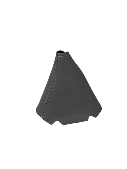 Titanium Gray Leather Handbrake & Shift Boot Cover Compatible With 2005-2013 Chevy Corvette C6