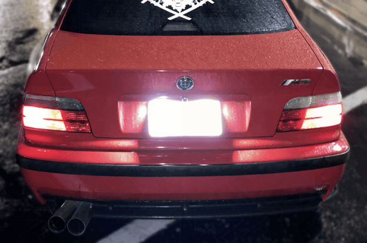 BMW E36 LED License Plate Lights  - Super Bright (1992–1999)
