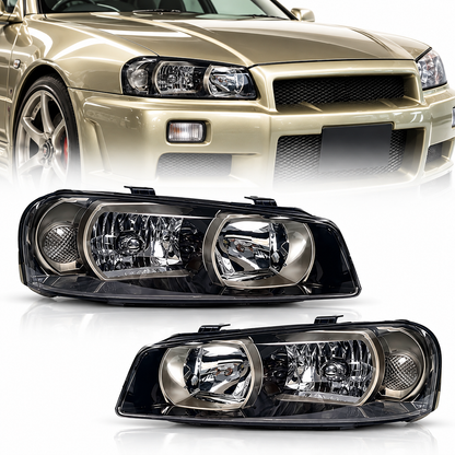 Japan Made LED Headlights for Nissan Skyline R34 GTR GTT