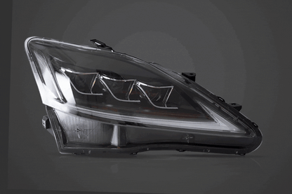 Lexus IS250/IS250C/IS350/IS220d & ISF(XE20) Black Matrix Projector Headlights (2006-2014)