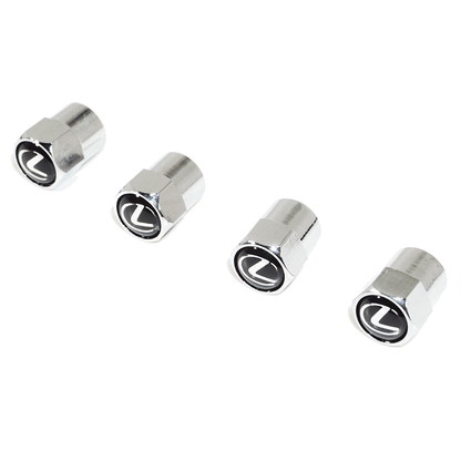 Chrome Valve Stem Tire Caps, Style: Lexus