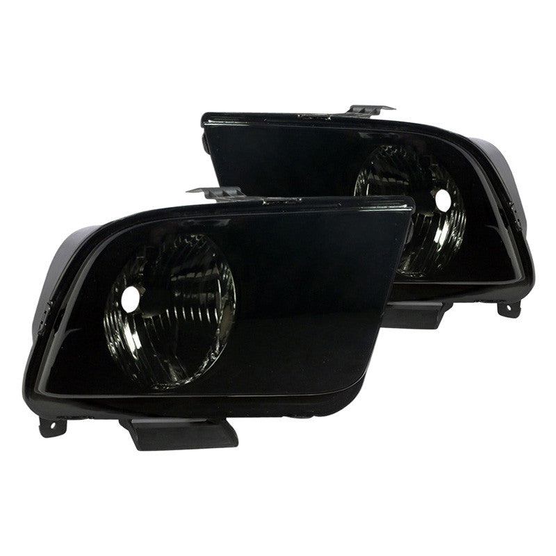 Spec-D 05-09 Ford Mustang Headlights Black/Smoked Lens