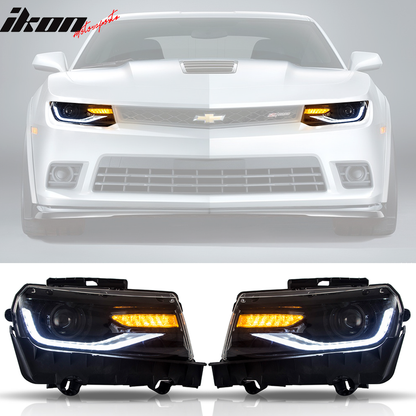 2014-2015 Chevy Camaro SS Style Front Bumper w/ Fog Lamps & Headlamps