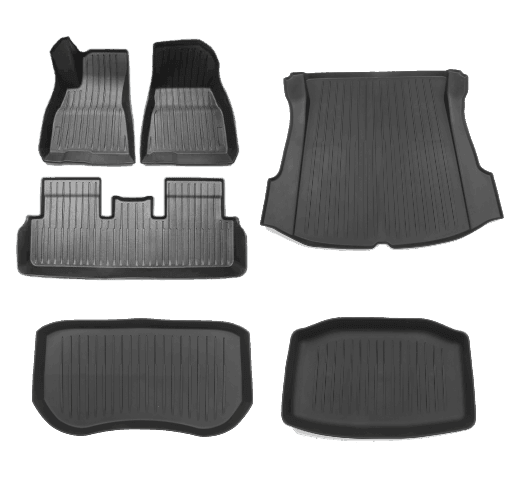 LinerX Floor Mats Full Set for 2017-2023 Tesla Model 3 - High Performance
