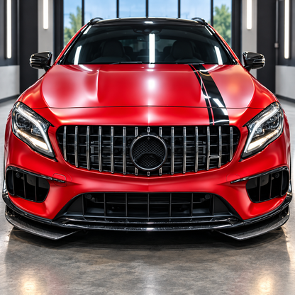 Carbon Fiber Front Bumper Splitter Fins Canards for Mercedes Benz GLA45 AMG