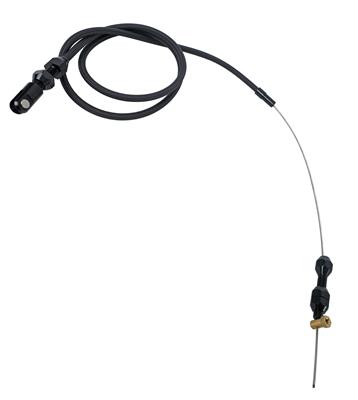 THROTTLE CABLE 36 IN. BLACK SS
