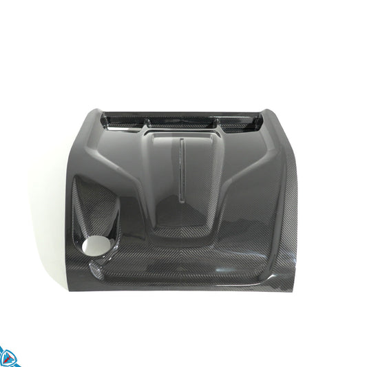 2023+ Lotus Emira (Type-131) LPE Style Pre-Preg Dry Carbon Fiber Engine Cover | FYBR Aerodynamics