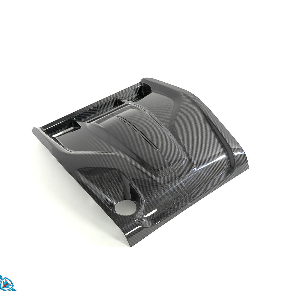 2023+ Lotus Emira (Type-131) LPE Style Pre-Preg Dry Carbon Fiber Engine Cover | FYBR Aerodynamics