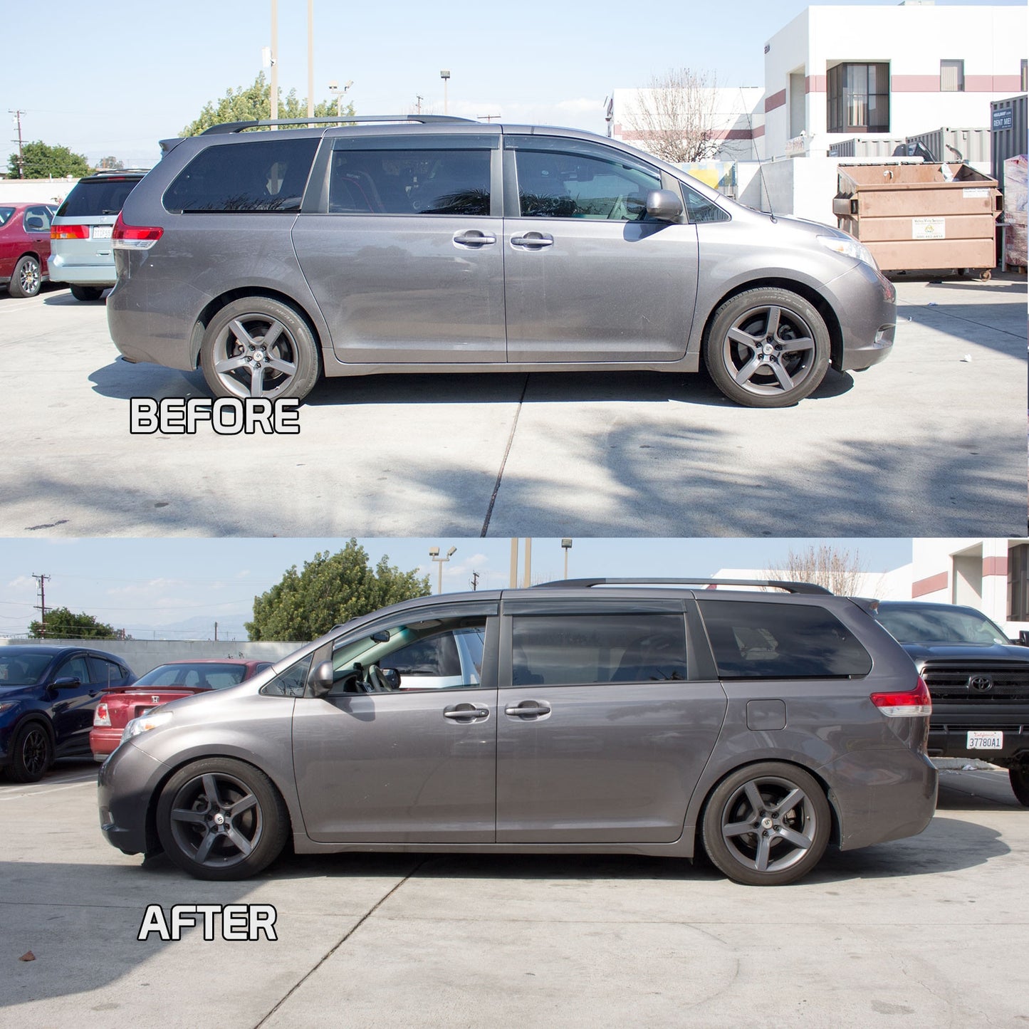 GODSPEED Traction-S Performance Lowering Springs For Toyota Sienna FWD (XL30) 2011-2020