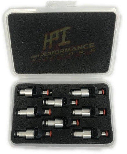 Fuel Injectors: Set of 8 LS2 High Impedance HPI Injectors