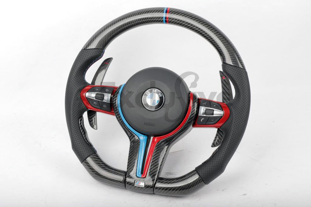 2010-2018 BMW M5 M6 DCT  | F10 F12 F13  Custom Steering Wheel by  Exclusive Steering