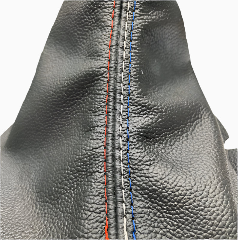 Genuine LEATHER Shift Boot Cover + Frame Fits For Ford Mustang GT 2005 2006 2007 2008 2009