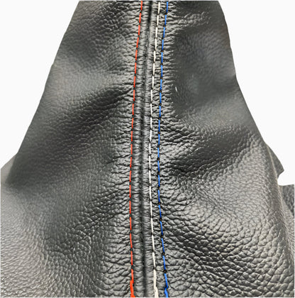 Genuine LEATHER Shift Boot Cover + Frame Fits For Ford Mustang GT 2005 2006 2007 2008 2009