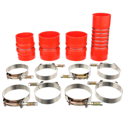 Heavy Duty Silicone Intercooler Boot Kit For 07.5-09 Dodge Ram Cummins 6.7L Diesel