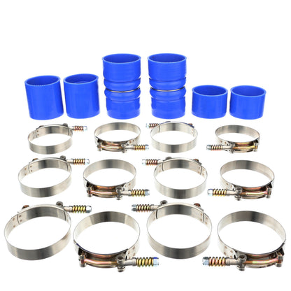 Heavy Duty Silicone Intercooler Boot Kit For 99.5-03 Ford F-250 F-350 7.3 Diesel
