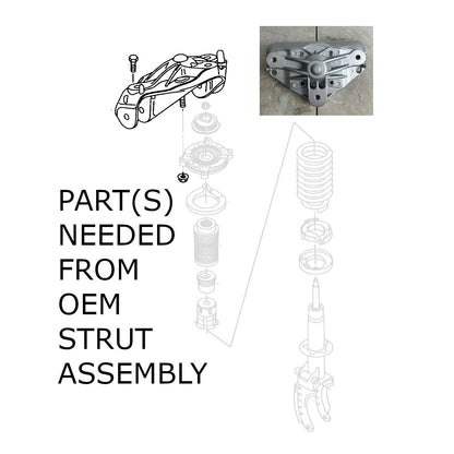 GODSPEED PROJECT | Porsche Cayenne (955 / 957) Mono-Air Strut Lowering Kit (2002–2010)